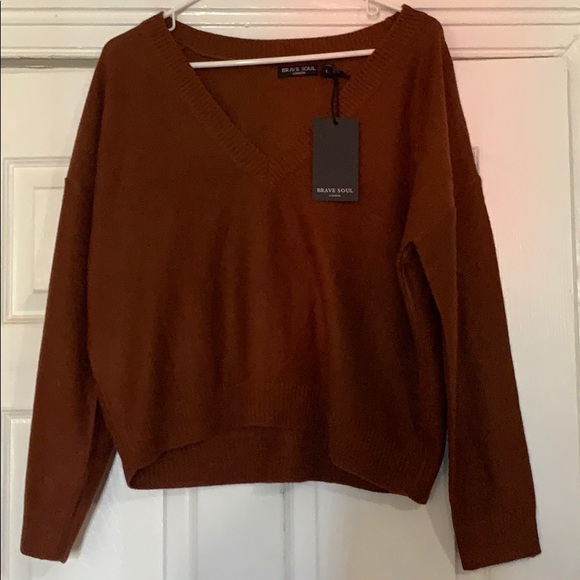 Brave Soul Sweaters - New Brave Soul Kansas V neck
